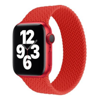 Ремешок для Apple Watch Braided Solo Loop Band Series 42/44 mm (S Size) (Красный / Red)