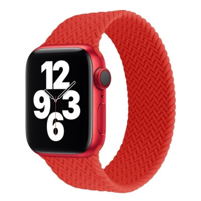 Ремешок для Apple Watch Braided Solo Loop Band Series 42/44 mm (S Size) (Красный / Red)