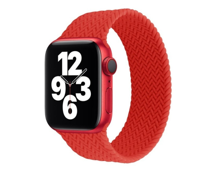 Ремешок для Apple Watch Braided Solo Loop Band Series 42/44 mm (S Size) (Красный / Red)