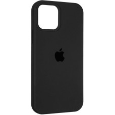 Чехол-силикон оригинал Full Soft Matte Case with MagSafe iPhone 12/12 Pro Black