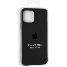 Чехол-силикон оригинал Full Soft Matte Case with MagSafe iPhone 12/12 Pro Black