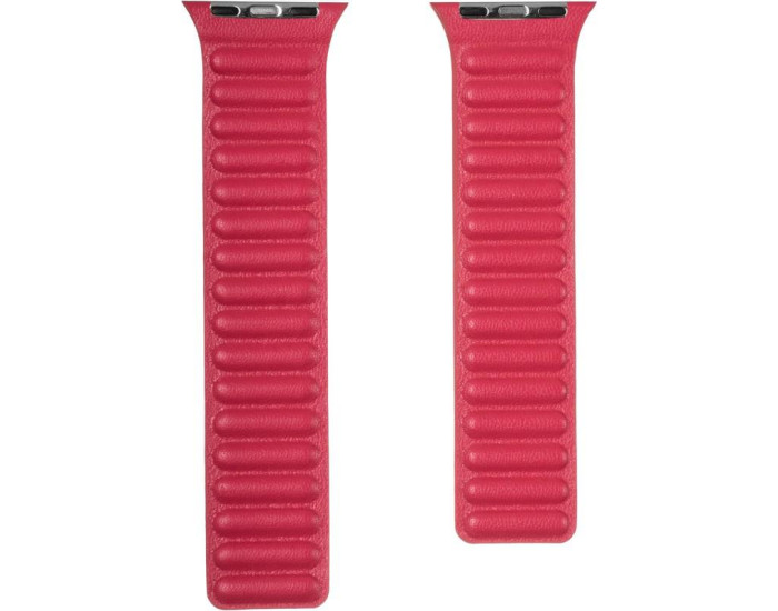 Ремешок для Apple Watch Leather Link Band  38/40mm (S size) (Розовый / Pink)
