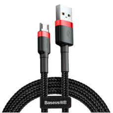 Кабель USB Baseus Cafule MicroUSB (CAMKLF-B91) Black/Red 1m