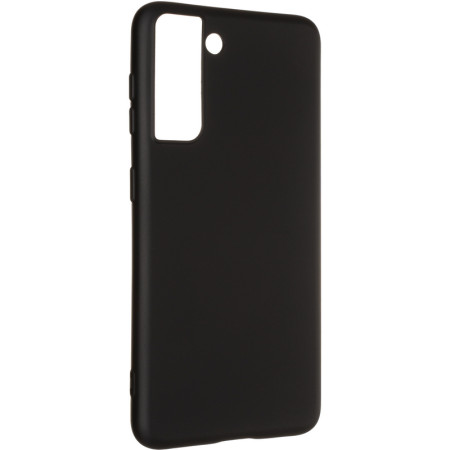 Чехол-силикон оригинал Soft Matte Samsung G991 S21 Черный
