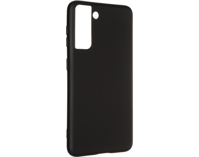 Чехол-силикон оригинал Soft Matte Samsung G991 S21 Черный