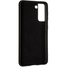 Чехол-силикон оригинал Soft Matte Samsung G991 S21 Черный