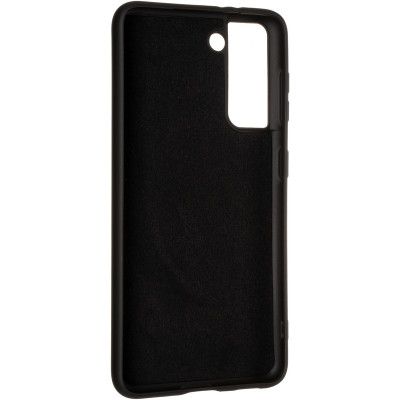 Чохол-силікон оригінал Soft Matte Samsung G991 S21 чорний