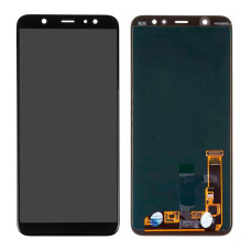Дисплей з сенсорним екраном (модуль) Samsung A605 A6 Plus 2018, чорний, In-Cell
