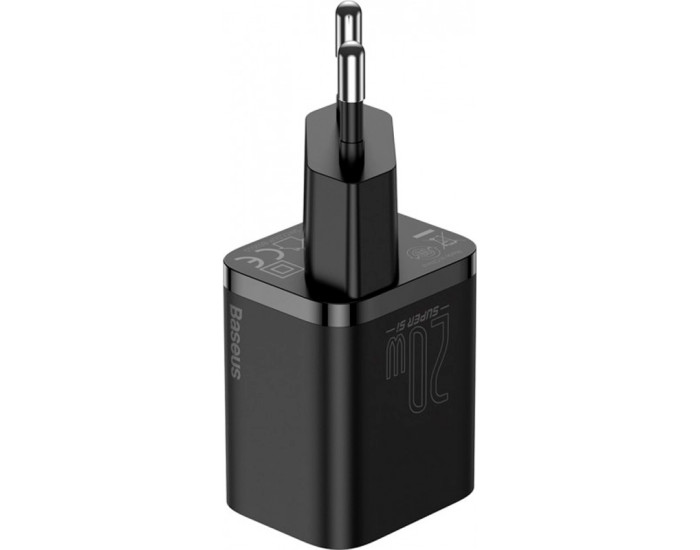 Мережеве зарядний пристрій Baseus 1Type-C Super Si 20W (CCSUP-B01) Black