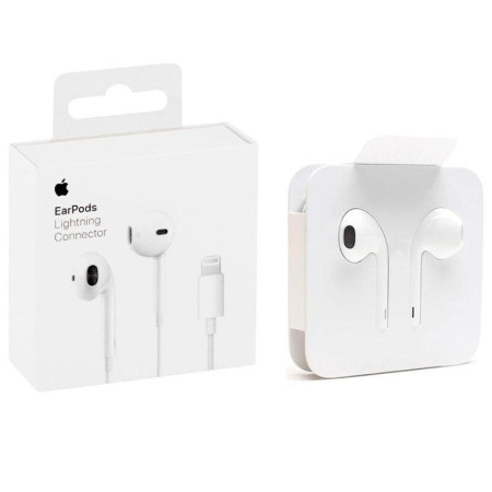 Наушники Apple EarPods Lightning 100% Original (MMTN2) (Белый / White)