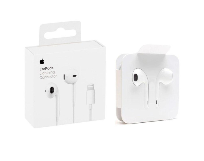 Навушники Apple EarPods Lightning 100% Original (MMTN2) (Білий / White)