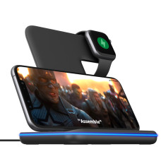 Беспроводная зарядка Gelius Pro Wireless Charger 3in1 15W GP-AWC01 (Черный / Black)