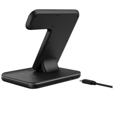 Беспроводная зарядка Gelius Pro Wireless Charger 3in1 15W GP-AWC01 (Черный / Black)