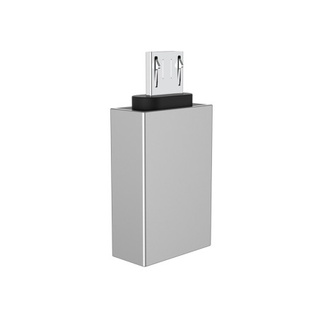 OTG переходник Borofone BV-2 Micro to OTG, Silver