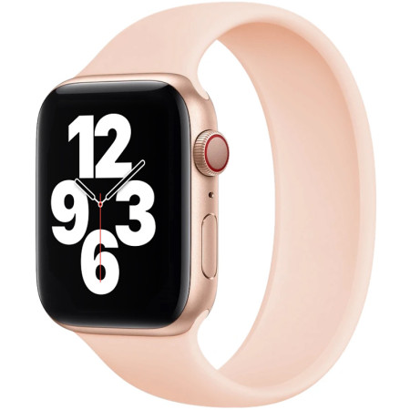 Ремешок для Apple Watch Solo Loop Band Series 38/40 mm (S Size) (Розовый / Pink Sand)