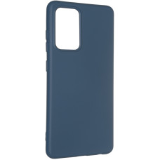Чехол-силикон оригинал Full Soft Matte Samsung A525 A52 Dark Blue