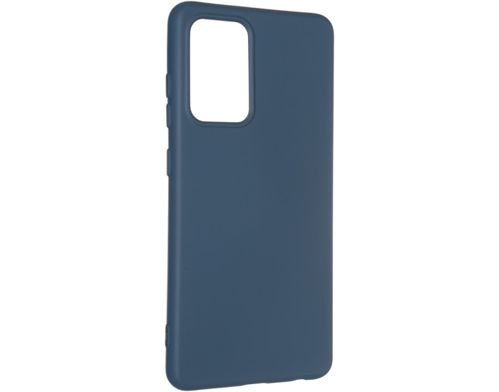 Чехол-силикон оригинал Full Soft Matte Samsung A525 A52 Dark Blue