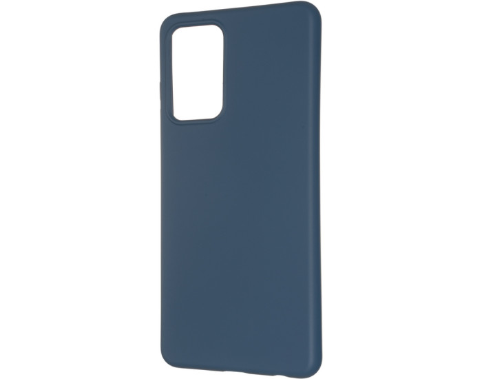 Чехол-силикон оригинал Full Soft Matte Samsung A525 A52 Dark Blue