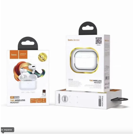 Беспроводные наушники Stereo Bluetooth Hoco (DES08) Original series TWS White