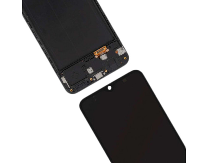 Дисплей з сенсорним екраном (модуль) Samsung A305 A30 2019 /A30 A305F /A50 A505 /A50 A505F /A50s A507 /A50s A507F, чорний з рамкою, OLED