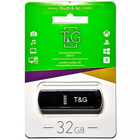 Флешка USB 32Gb T&G Classic 011 (Черный \ Black)