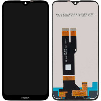 Дисплей с сенсорным экраном (модуль) Nokia 2.3 TA-1211/TA-1214/TA-1206/TA-1209, черный