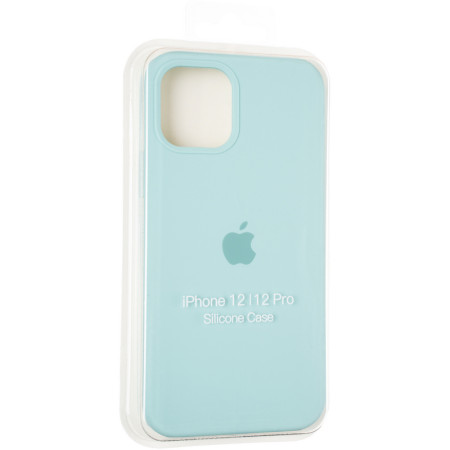 Чехол-силикон оригинал Full Soft Matte iPhone 12 / 12 Pro Marine Green