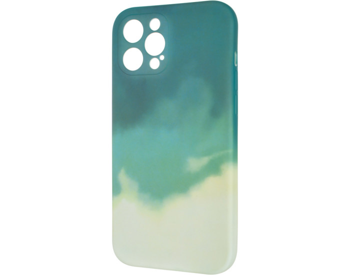 Чехол-силикон Watercolor Case iPhone 12 Pro Max Green