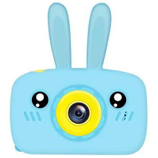 Детский цифровой фотоаппарат с чехлом DL174 Blue