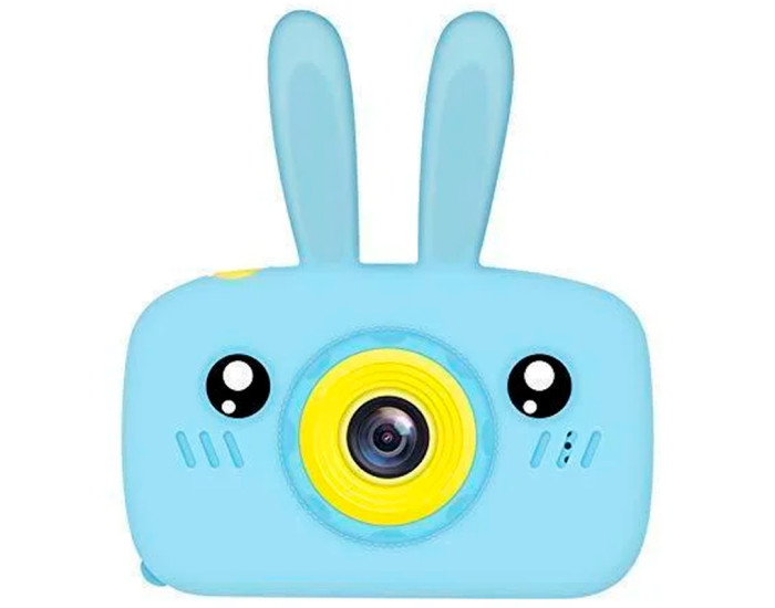 Детский цифровой фотоаппарат с чехлом DL174 Blue