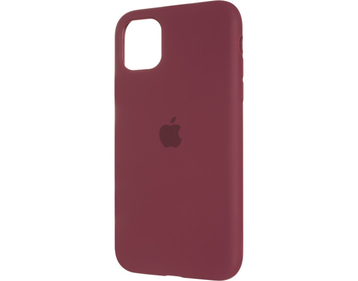 Чехол-силикон оригинал Full Soft Matte iPhone 13 Marsala