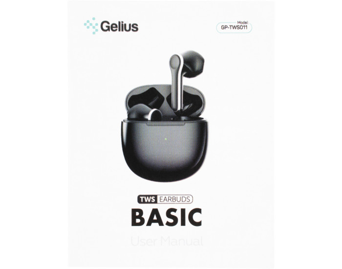 Бездротові навушники Bluetooth Headset Gelius Pro Basic GP-TWS011 (Чорний / Black)
