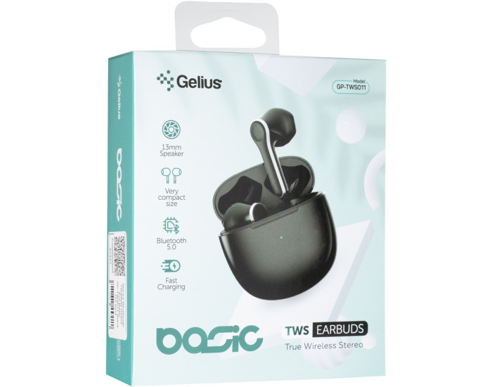 Бездротові навушники Bluetooth Headset Gelius Pro Basic GP-TWS011 (Чорний / Black)