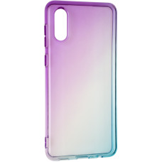 Чехол-силикон Ultra Gradient Case for Samsung A022, A02 Blue/Violet