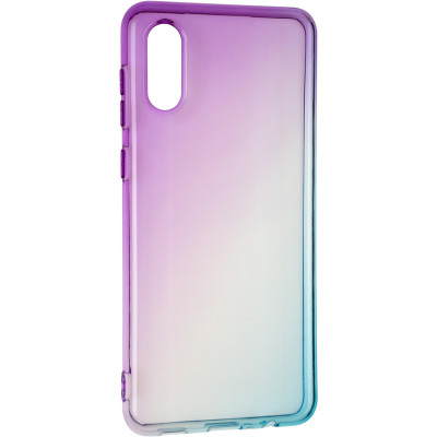 Чехол-силикон Ultra Gradient Case for Samsung A022, A02 Blue/Violet