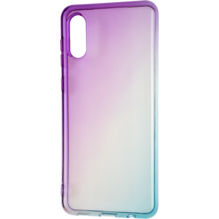 Чехол-силикон Ultra Gradient Case for Samsung A022, A02 Blue/Violet