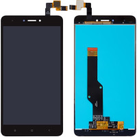 Дисплей з сенсорним екраном (модуль) Xiaomi Redmi Note 4X, чорний, копія