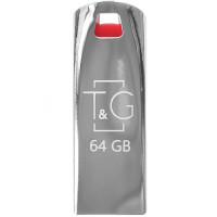 Флешка USB 64Gb T&G Stylish 115 Metal Chrome