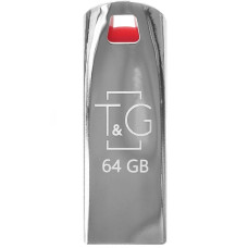 Флешка USB 64Gb T&G Stylish 115 Metal Chrome