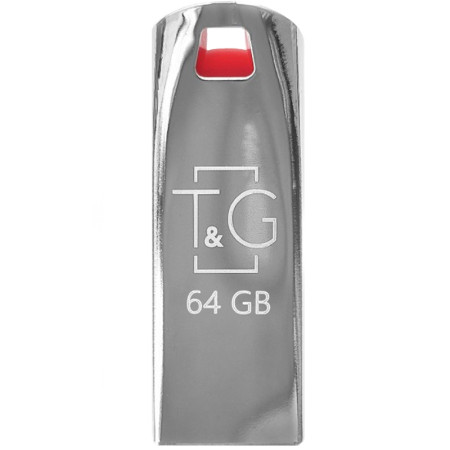 Флешка USB 64Gb T&G Stylish 115 Metal Chrome