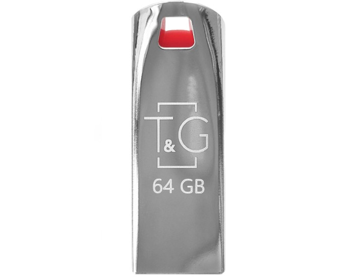 Флешка USB T&G 64Gb Stylish 115 Metal Chrome