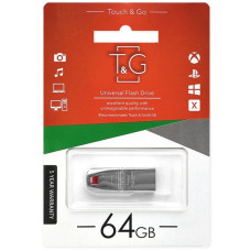Флешка USB T&G 64Gb Stylish 115 Metal Chrome