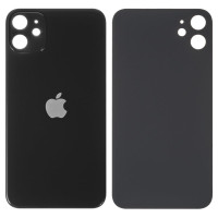 Задняя панель корпуса для iPhone 11, Black (Small Hole)