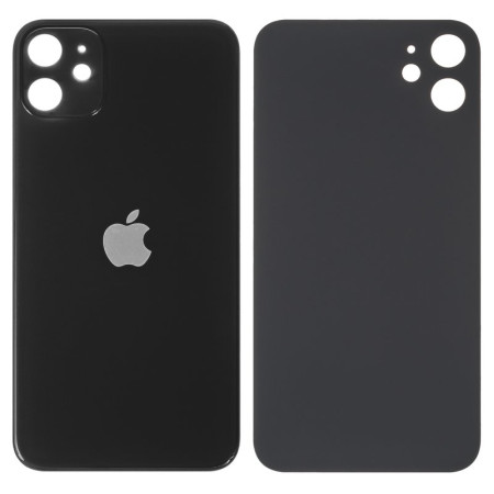 Задняя панель корпуса для iPhone 11, Black (Small Hole)