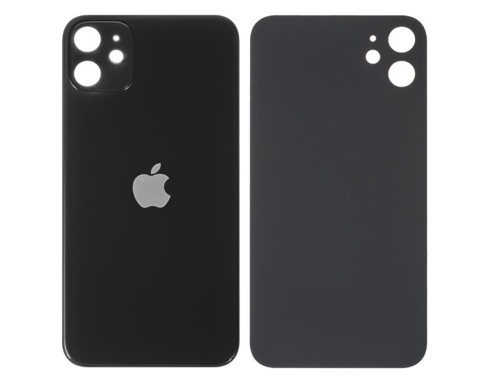 Задня панель корпуси для iPhone 11, Black (Small Hole)