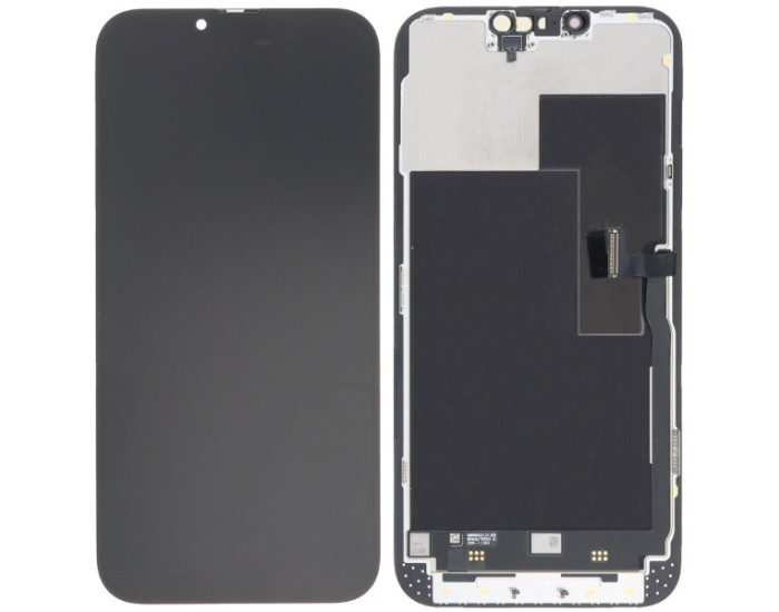 Дисплей з сенсорним екраном (модуль) iPhone 13 Pro Max, чорний переклеювання