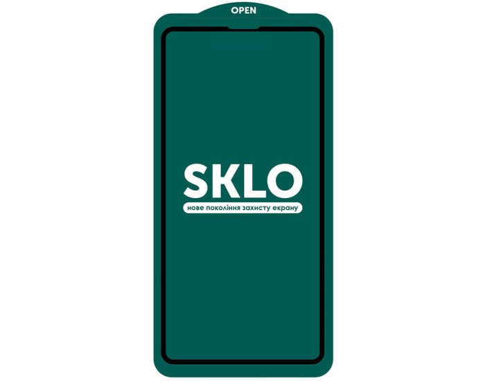 Защитное стекло SKLO 5D iPhone 14 Pro Max, Черный