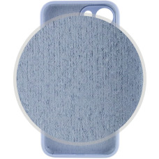 Чехол-силикон оригинал Full Camera Soft Matte iPhone 13 (Голубой / Sweet Blue)