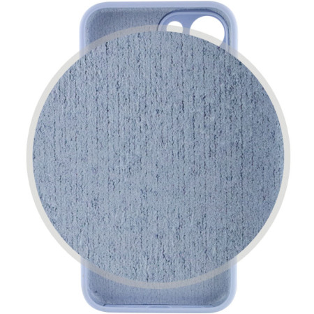 Чехол-силикон Case Full Camera Protective (AA) для Apple iPhone 13 (Голубой / Sweet Blue)
