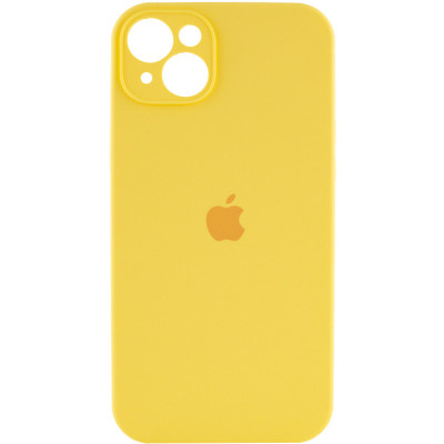 Чехол-силикон Case Full Camera Protective (AA) для Apple iPhone 13 (Желтый / Yellow)